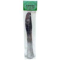4 Pack Stainless Steel Dinner Knife Set