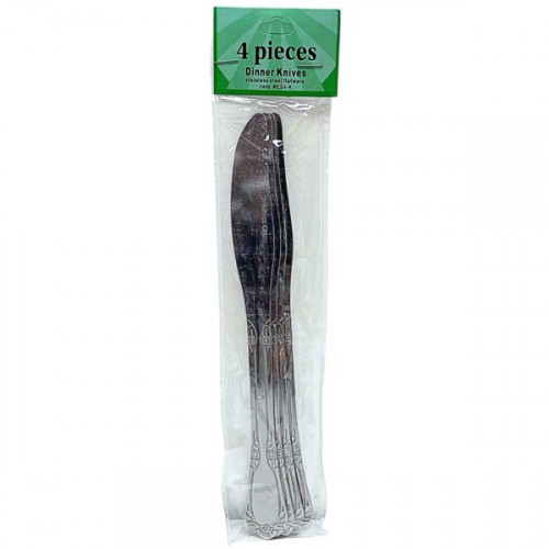 4 Pack Stainless Steel Dinner Knife Set 4 Pack Stainless Steel Dinner Knife Set
