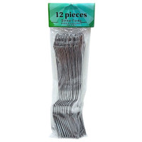 12 Count Stainless Steel Dinner Fork Set
