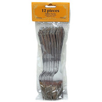 12 Count Stainless Salad Fork Set