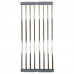 Grand Fusion Gray Flat Bar Roll-Up Over The Sink Dish Drying Rack Grand Fusion Gray Flat Bar Roll-Up Over The Sink Dish Drying Rack