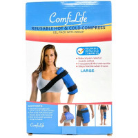 Comfi Life Large Reusable Hot & Cold Compress Gel Pack with Wrap