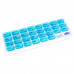 North American Wellness 31 Day Pill Organizer in Blue North American Wellness 31 Day Pill Organizer in Blue
