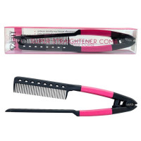 Hera Super Hair Straightener Comb in Pink
