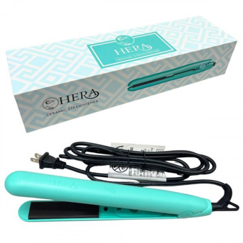 Hera Hair Ceramic Straightener in Turquoise Hera Hair Ceramic Straightener in Turquoise