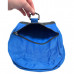 Two Tone Color Backpack with Small Front Pouch in Blue/Black Two Tone Color Backpack with Small Front Pouch in Blue/Black