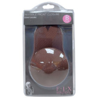Bunny Ears Shaped Pasties In Coffee Color in Assorted Cup Sizes