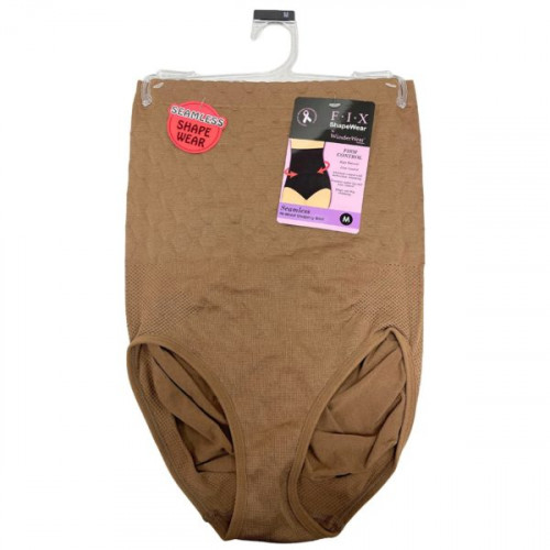 Hi Waisted Shapewear Briefs in Missy Fit in Coffee Color Assorted in M L XL