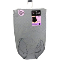 Hi Waisted Shapewear Briefs in Missy Fit in Gray Color Assorted in M L XL