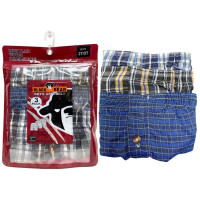 Black Bear Toddler 3 Pack Woven Boxers in Assorted Colors and Designs in Size 2T 3T