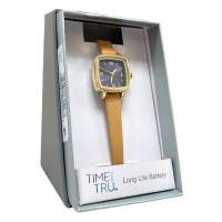 Black Dial Watch with Brown Leather Strap