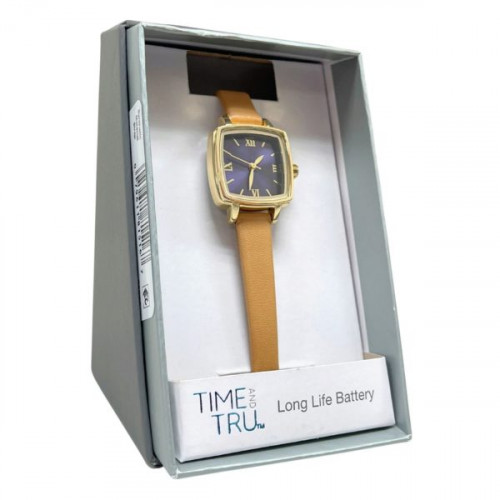 Black Dial Watch with Brown Leather Strap Black Dial Watch with Brown Leather Strap