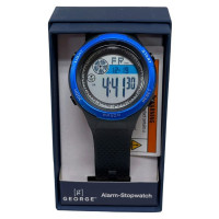 Blue & Black Digital Sport Watch