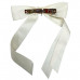 2 Pack Pink and Ivory Blind Hair Bow Accent Clips 2 Pack Pink and Ivory Blind Hair Bow Accent Clips