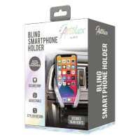 AutoLux Bling Cell Phone Holder Cradle Mount in Silver