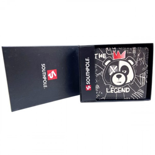 Southpole Men’s Legend Bear Printed Bifold Wallet Southpole Men’s Legend Bear Printed Bifold Wallet
