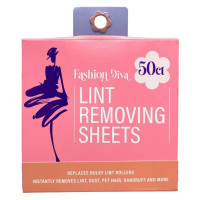 Fashion Diva 50 Count Flower Shaped Lint Removing Sheets