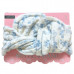 Bella Beauty Adjustable Wrap Spa Headband in Blue Floral Ivory Bella Beauty Adjustable Wrap Spa Headband in Blue Floral Ivory