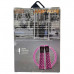 Fitness Collection 9 Foot Adjustable Length Speed Jump Rope in Pink