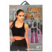 Fitness Collection 9 Foot Adjustable Length Speed Jump Rope in Pink