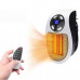 500W Portable Wall Outlet Space Heater with Remote Control in White Picture Box 500W Portable Wall Outlet Space Heater with Remote Control in White Picture Box