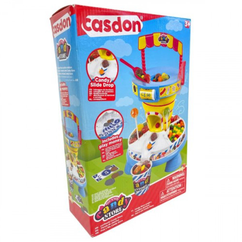 Casdon Pick 'N' Mix Play Candy Store Toy with Candy Slide Drop and Play Money