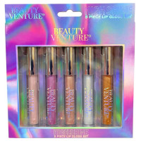 Beauty Venture 5 Piece High Shine Lip Gloss Set in Natural Tones