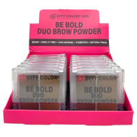 Be Bold Duo Brown Powder in Sepia in PDQ Display