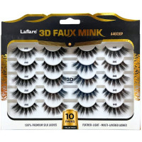 3D Faux Mink 10 Pack Dimensional Lashes