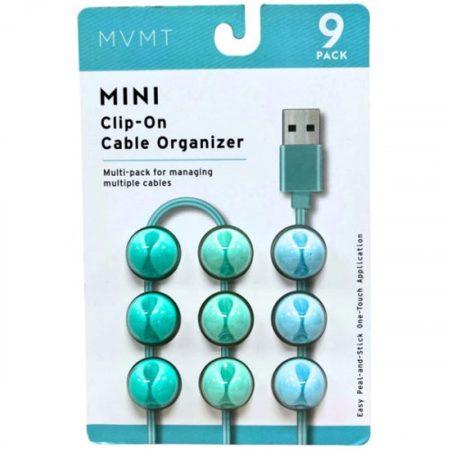MVMT 9 pack Mini Clip-On Cable Organizer MVMT 9 pack Mini Clip-On Cable Organizer