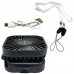 Merkury FanTastic Rechargable Mini Foldable Fan with Mirror in Black Merkury FanTastic Rechargable Mini Foldable Fan with Mirror in Black