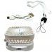 Merkury FanTastic Rechargable Mini Foldable Fan with Mirror in White Merkury FanTastic Rechargable Mini Foldable Fan with Mirror in White