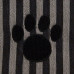 Bone Dry Pet Grooming Microfiber Towel in Black Stripe Embroidered Collection Bone Dry Pet Grooming Microfiber Towel in Black Stripe Embroidered Collection