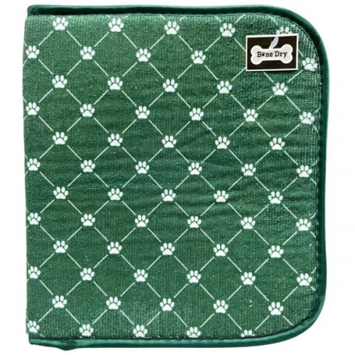 Bone Dry Machine Washable Ultra Obsorbent Green Printed Trellis Paw Pet Feeding Mat Bone Dry Machine Washable Ultra Obsorbent Green Printed Trellis Paw Pet Feeding Mat