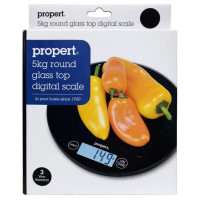 Propert 5 kg 11 lb Glass Top Digital Food Scale