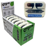 Crucial Tech Wireless Bluetooth Earbuds with Mic and Magnetic Design in PDQ Display