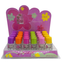 Mini Clear Nail Polish in Countertop Display