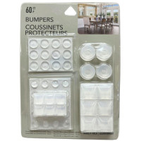 60 Count Silicone Bumper Furniture Protectors