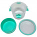 Culinary Elements 2 Layer Snap Close Snack Container in Assorted Colors Culinary Elements 2 Layer Snap Close Snack Container in Assorted Colors