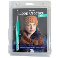 Leisure Arts Kit Learn To Loop Crochet Book & Tool Kit
