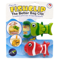 Shrockie 2 Pack Fish Clip Bag Clips in Assorted Fish Designs