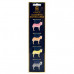 Dabney Lee 4 pack Magnetic Bookmark Clips w/ Colorful Zebra Design Dabney Lee 4 pack Magnetic Bookmark Clips w/ Colorful Zebra Design