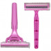 Modesa Womens 5 Pack Twin Blade Disposable Razors in Pink Modesa Womens 5 Pack Twin Blade Disposable Razors in Pink
