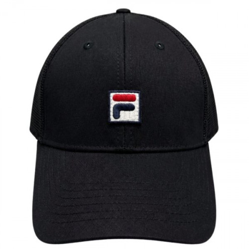 Fila Heritage Adjustable Mesh Black Snapback Hat