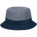 Fila Two Tone Cotton Twill Gray & Navy Bucket Hat Fila Two Tone Cotton Twill Gray & Navy Bucket Hat