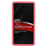 Pilot Automotive Stretchable License Plate Frame in Pink