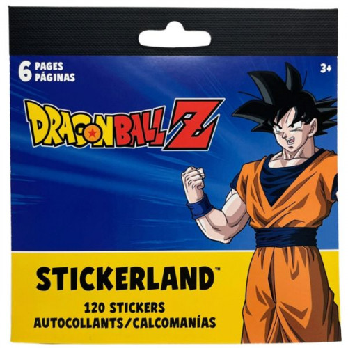 Dragon Ball Z 6 Page Mini Stickerland Pad Dragon Ball Z 6 Page Mini Stickerland Pad