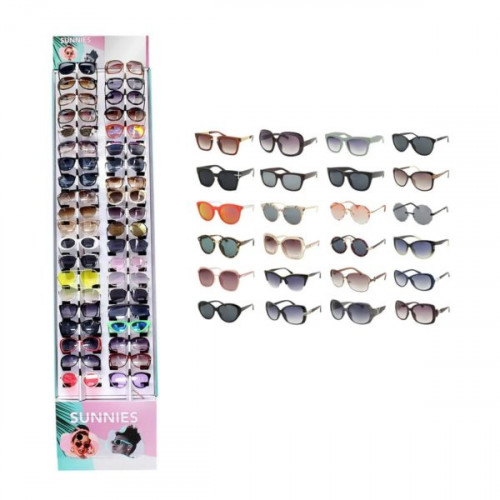 Women's Assorted Trendy Sunglasses in Floor Display Women's Assorted Trendy Sunglasses in Floor Display