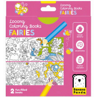 2 Pack Looong Coloring Books: I Love Coloring Fairies