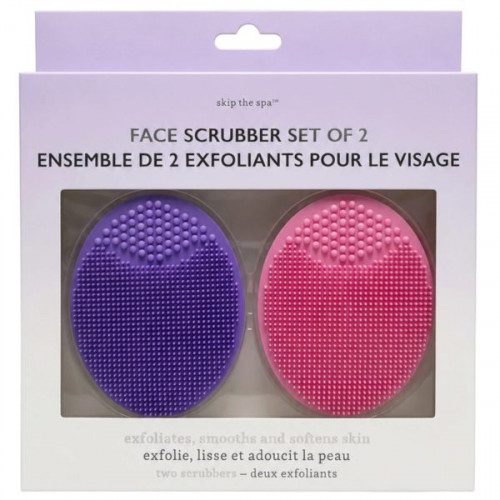 2 Pack Large Silicone Facial Cleansing Scrubber Set 2 Pack Large Silicone Facial Cleansing Scrubber Set